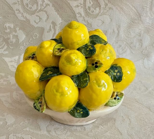 Fruttiera Mignon limoni 12x12 