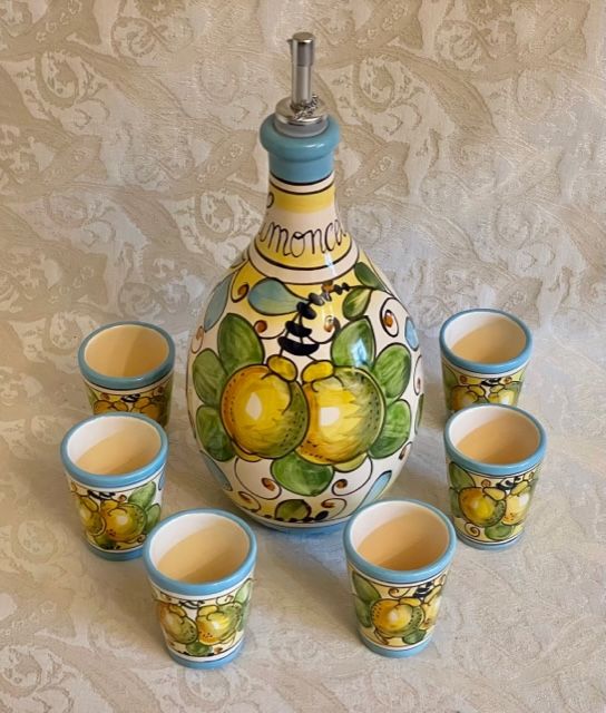 Set limoncello 7Pz limoni celesti 