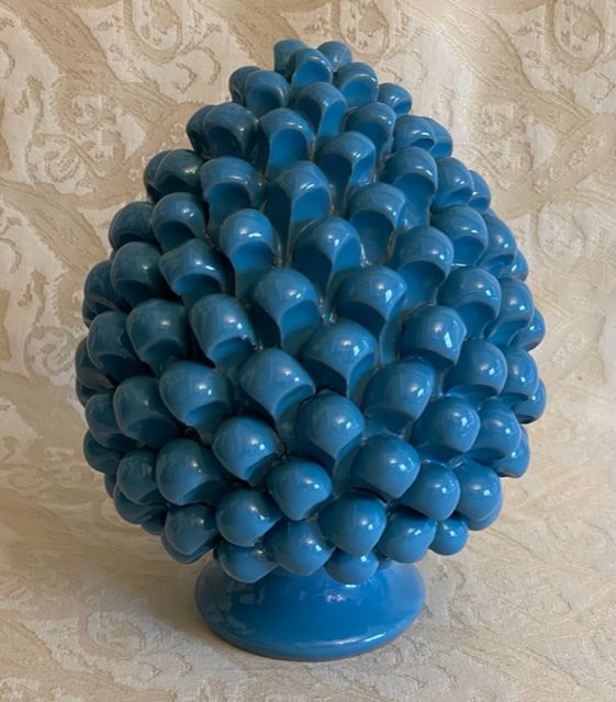 Pine cone h25 Light Blue