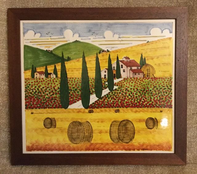 Quadro 50x45 paesaggio toscano 